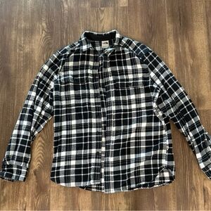 The North Face Black and White Checkered Men's Shirt